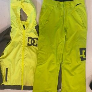 DC snowboarding jacket and pants.